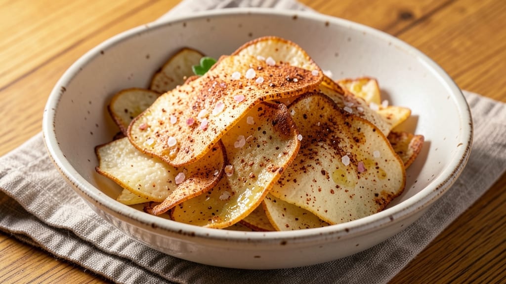 White Sweet Potato Chips Recipe: Air-Crisped in 10 Minutes With Zero Oil
