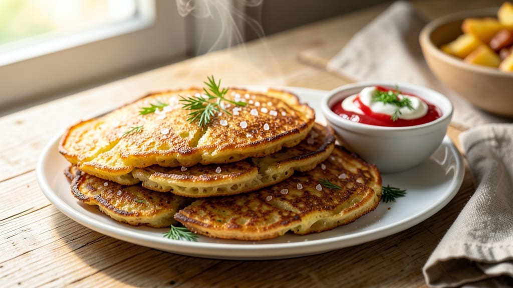 Authentic Potato Pancake Recipe: Crispy-Lattice Crunch With Golden Turmeric Spice