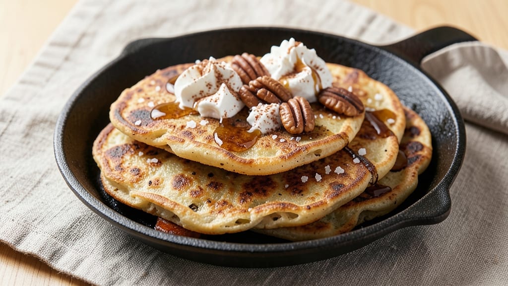 Sweet Potato Blini Recipe: Stackable Pancakes with Warm Spice Crunch