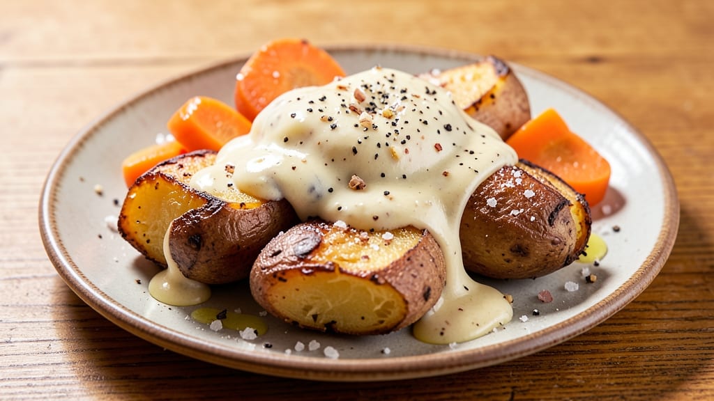 Vegan Cheese Sauce Recipe Potato Carrot: Nutty Cashew Cream That Melts Over Roasted Veggies