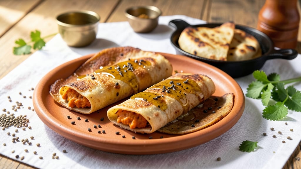 Sweet Potato Roti Recipe: Flaky Layers and Spiced Sweetness in One Pan