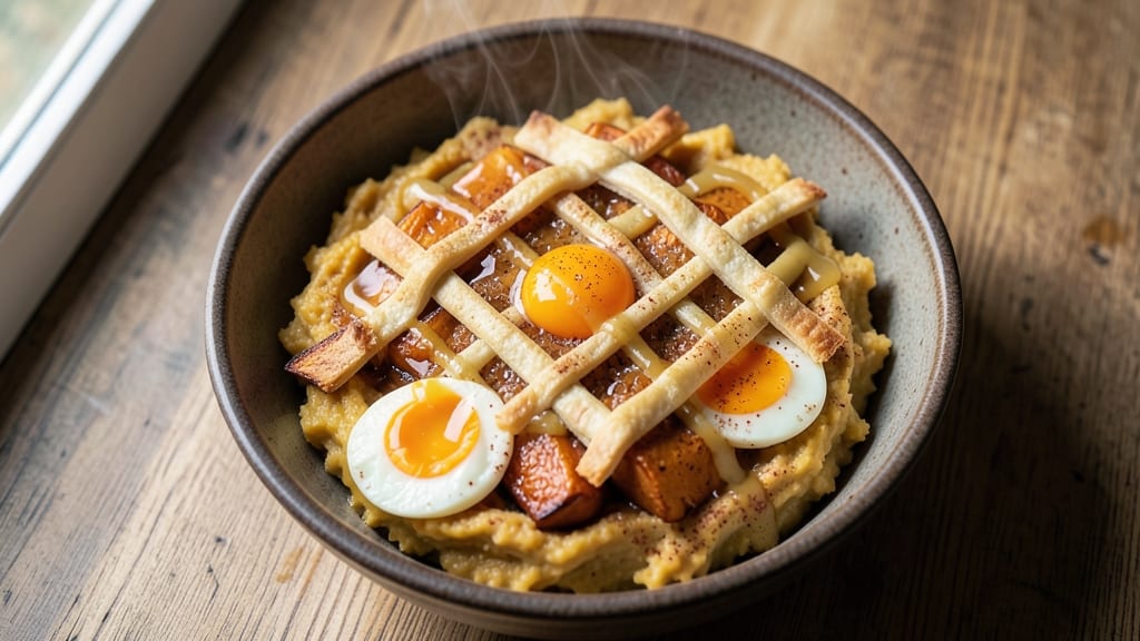 Copeland's Sweet Potato Recipe: Spiced Rum-Infused Custard With Crispy Streusel Crown
