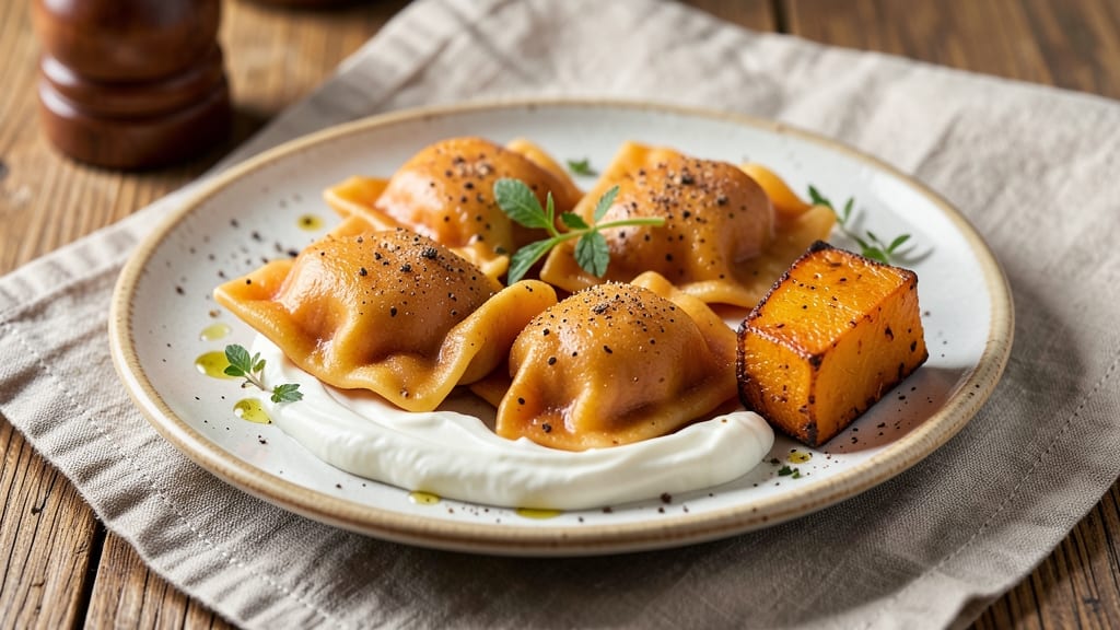 Sweet Potato Ravioli Filling Recipe: Nutmeg-Infused Cream Cheese Swirls