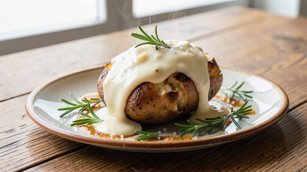 Baked Creamer Potato Recipe: Caramelized Sweetness With Crispy Lattice Crown